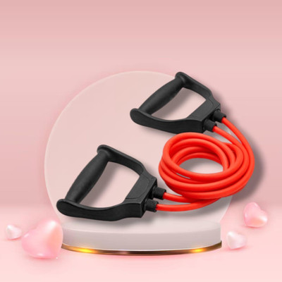 Aoriyon ND-S7A Resistance Tube Heavy Quality for Stretching Resistance Tube (BLACK RED) Resistance Tube(Mulicolour)