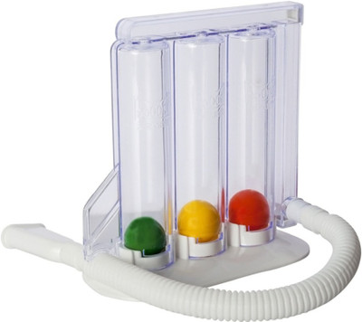 NISCOMED Spirometer/ Respirometer/ 3-Ball Exerciser/ Lung Exerciser 3-Ball spirometer Respiratory Exerciser(Pack of 1)