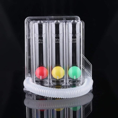 OTICA Premium Respirometer 3 Ball Lung Exerciser Spirometer for Breathing Exercise Respiratory Exerciser(Pack of 1)