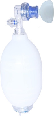 Bos Medicare Surgical Manual Resuscitator 600ml Silicone Paediatric/Child Ambu Bag + Oxygen Tube CPR First Aid Kit Respiratory Exerciser(Pack of 1)