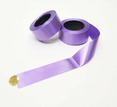 CLOUDED HOBBIES Violet Plastic Curling Ribbon for DIY Art & Craft Flower Party Decor Gift Wrap Purple Nylon Ribbon(Pack of 2)