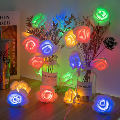 unbrand 20 LEDs 4 m Multicolor Steady Flower Rice Lights(Pack of 1)