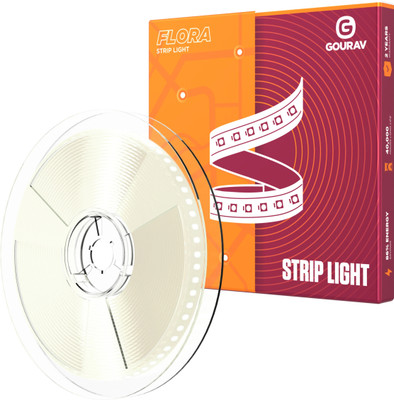 GOURAV 1200 LEDs 5 m Transparent Steady Strip Rice Lights(Pack of 1)