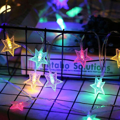 x pulse 14 LEDs 3 m Multicolor Steady Star Rice Lights(Pack of 1)