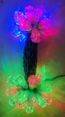 A.S.D. Electronics 40 LEDs 8.534 m Multicolor Flickering String Rice Lights(Pack of 1)