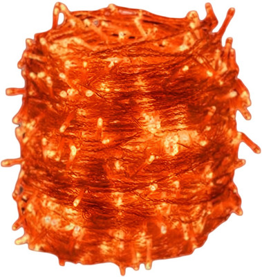ZESTRUM 40 LEDs 11 m Orange Steady String Rice Lights(Pack of 1)