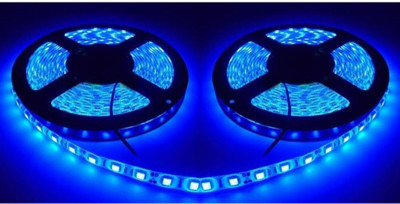 EmmEmm 300 LEDs 5 m Blue Steady Bulb Rice Lights(Pack of 2)
