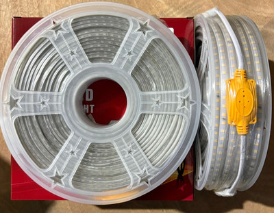 AI SMART 6000 LEDs 50 m White Steady Strip Rice Lights(Pack of 1)