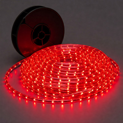 Moonlight 120 LEDs 20 m Red Steady Strip Rice Lights(Pack of 1)