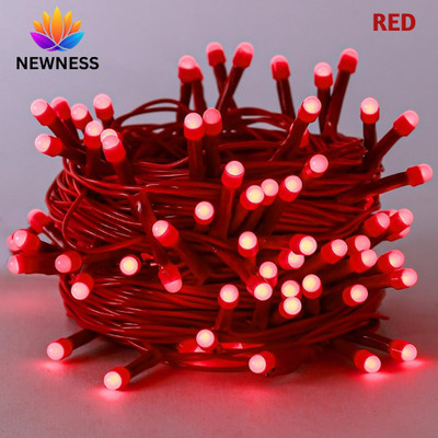 Newness 62 LEDs 18 m Red Steady String Rice Lights(Pack of 1)