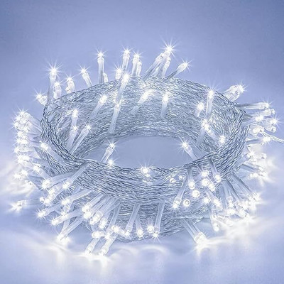 Leela Planet Magic 36 LEDs 30 m Blue Steady String Rice Lights(Pack of 1)