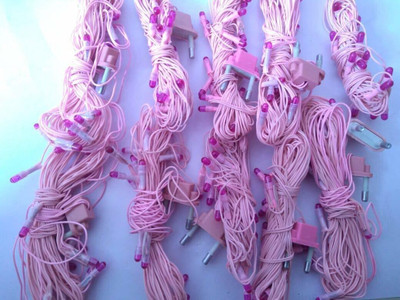 Local Charm 100 LEDs 8.99 m Pink Steady String Rice Lights(Pack of 10)