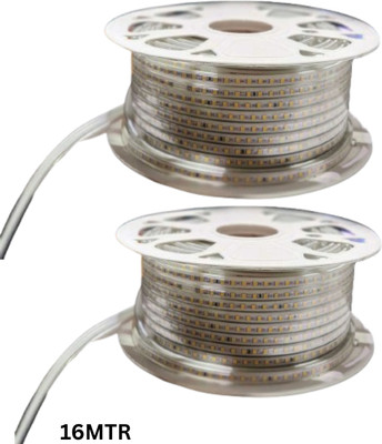 ELSON 1080 LEDs 16 m White Steady Strip Rice Lights(Pack of 2)