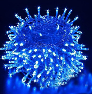 PodCart 40 LEDs 11 m Blue Steady Ball Rice Lights(Pack of 1)