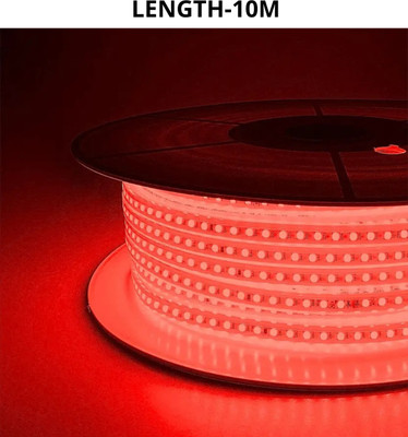 spark world 1200 LEDs 10 M Red Steady Strip Rice Lights(Pack of 1)