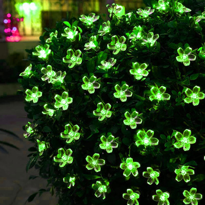 NISCO 16 LEDs 3 m Green Steady Flower Rice Lights(Pack of 1)