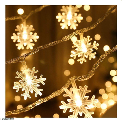 TAYLORED HOME 60 LEDs 3 m Yellow Steady String Rice Lights(Pack of 2)