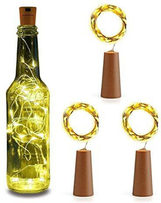 MAHI HOME DÉCOR 20 LEDs 2.79 m Multicolor Steady Disco Rice Lights(Pack of 3)