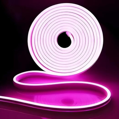 Golden Fox 600 LEDs 5 m Pink Steady Strip Rice Lights(Pack of 1)
