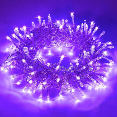 GIGALUMI 38 LEDs 10.5 m Blue Flickering String Rice Lights(Pack of 4)