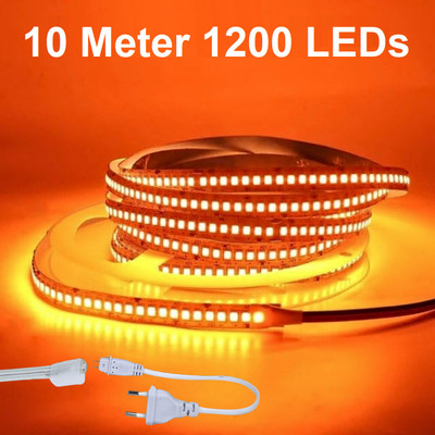 Trendx 1200 LEDs 10 m Orange Steady Strip Rice Lights(Pack of 1)
