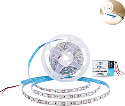 D'Mak 1 LEDs 5 m White Flickering Strip Rice Lights(Pack of 1)