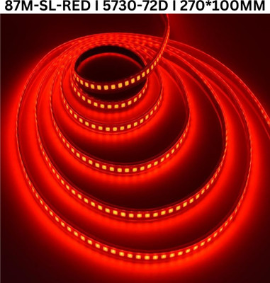 TECHGEAR 7220 LEDs 88 m Red Steady Bulb Rice Lights(Pack of 1)