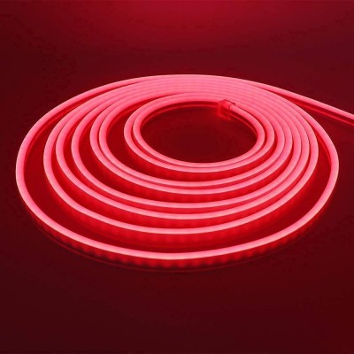 Crewbolt 600 LEDs 5 m Red Steady Strip Rice Lights(Pack of 1)