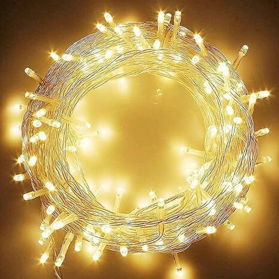 SEINON'S 40 LEDs 15 m Gold Steady Bulb Rice Lights(Pack of 1)