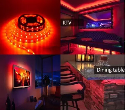 CANDLE 144 LEDs 2 m Red Steady Strip Rice Lights(Pack of 1)