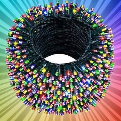 ishumi 70 LEDs 15 m Multicolor Color Changing, Flickering, Steady Bulb Rice Lights(Pack of 8)