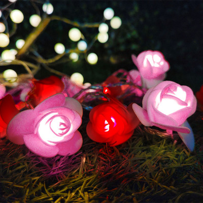 NISCO 20 LEDs 4 m Yellow Steady Flower Rice Lights(Pack of 1)