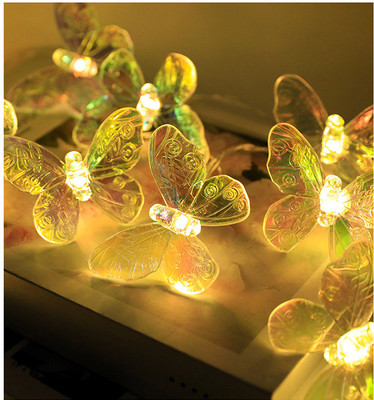 Meneon 20 LEDs 4 m Yellow Steady Butterfly Rice Lights(Pack of 1)