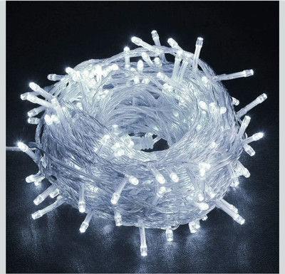 Olae 40 LEDs 12 m White Flickering, Steady Bulb Rice Lights(Pack of 1)