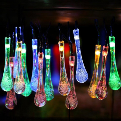 RaajaOutlets 20 LEDs 5.03 m Multicolor Steady Water Drop Rice Lights(Pack of 1)