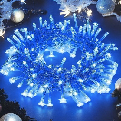 Artopia 36 LEDs 15 m Blue Steady Bulb Rice Lights(Pack of 1)
