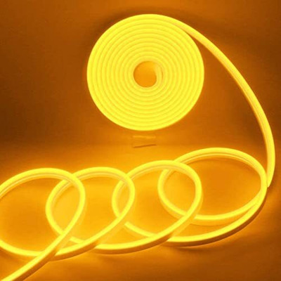 AL-QURAISH 600 LEDs 5 m Yellow Steady Strip Rice Lights(Pack of 1)