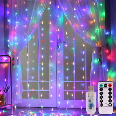 TechPride 300 LEDs 3 m Multicolor Flickering String Rice Lights(Pack of 1)