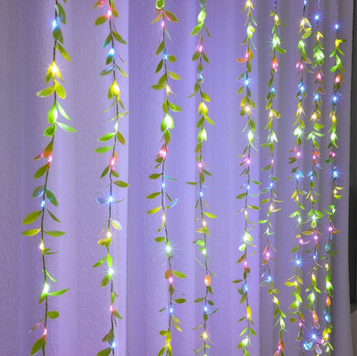 WBD 150 LEDs 4 m Multicolor Flickering Leaf Rice Lights(Pack of 1)