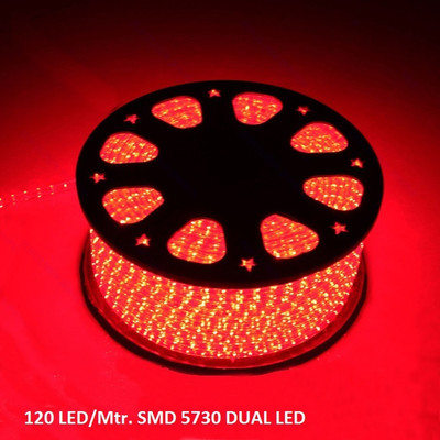Hybrix 600 LEDs 5 m Red Steady Strip Rice Lights(Pack of 1)