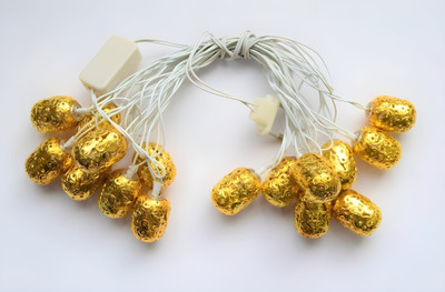 Kingdom 10 LEDs 3 m Gold Steady Fruit Rice Lights(Pack of 1)