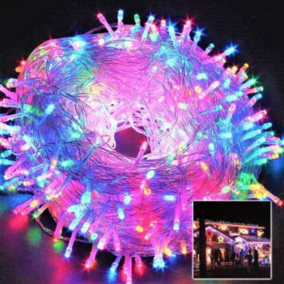 REIRSON 100 LEDs 10 m Multicolor Steady Strip Rice Lights(Pack of 1)