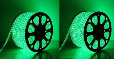 DOJI 176 LEDs 3 m Green Steady Strip Rice Lights(Pack of 2)