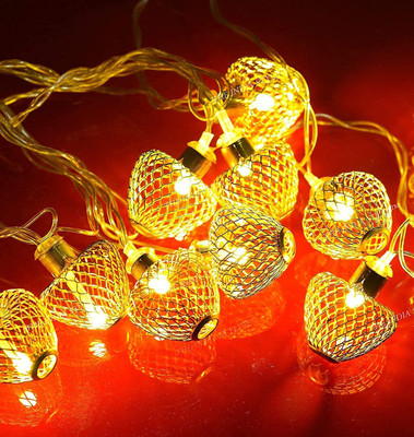 Bloque Labs 14 LEDs 4 m White Flickering Lantern Rice Lights(Pack of 1)