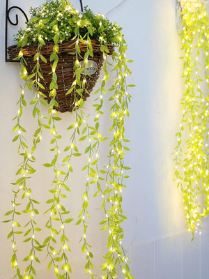 diyadecor 200 LEDs 3 m Yellow Flickering, Steady String Rice Lights(Pack of 1)