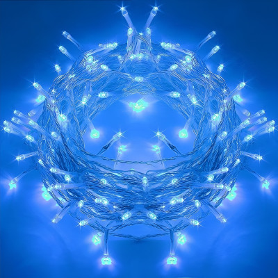 Marktech 40 LEDs 11 m Blue Steady String Rice Lights(Pack of 1)