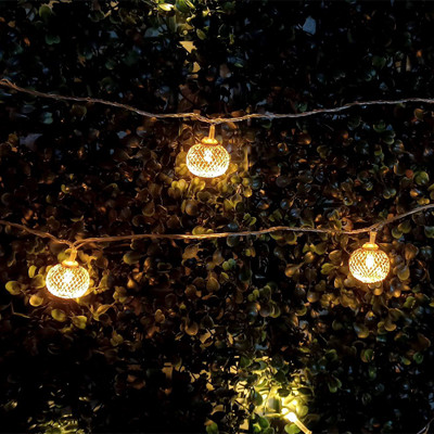 Infiprises 16 LEDs 4 m Yellow Steady Ball Rice Lights(Pack of 1)