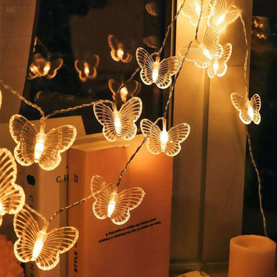 Infiprises 16 LEDs 3 m Gold Steady String Rice Lights(Pack of 1)