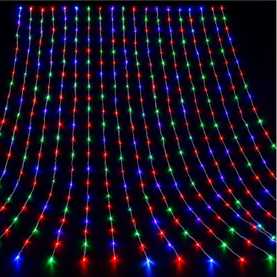 K D ENTERPRISE 240 LEDs 3.05 m Multicolor Color Changing Water Drop Rice Lights(Pack of 1)