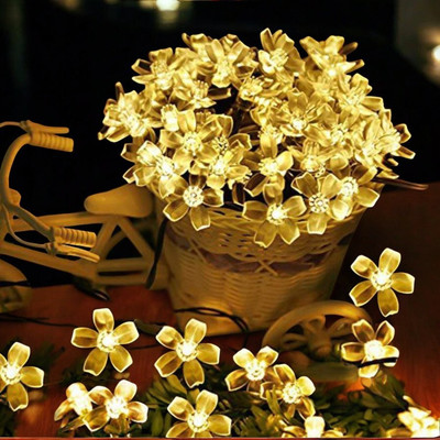 spark world 15 LEDs 3 m Yellow Flickering Flower Rice Lights(Pack of 1)